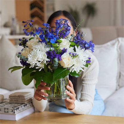 Cerulean Waves Bouquet – PAUL'S FLOWERS, Charlottetown PE