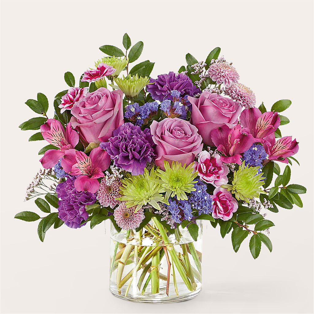 Glass Half Full Bouquet – PAUL'S FLOWERS, Charlottetown PE