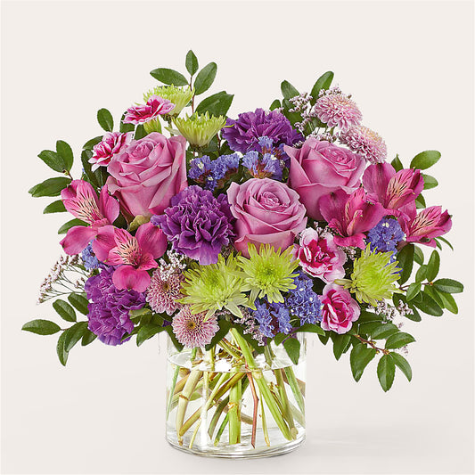 Glass Half Full Bouquet – PAUL'S FLOWERS, Charlottetown PE