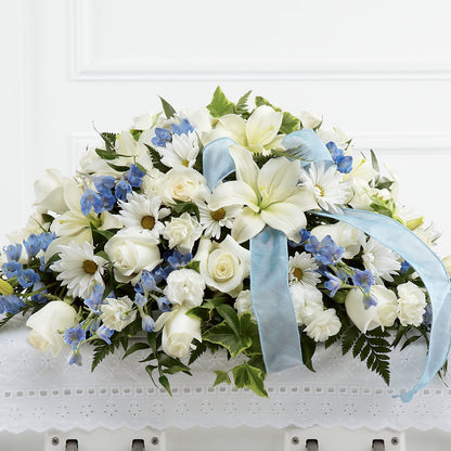 Tender Treasure Casket Spray – PAUL'S FLOWERS, Charlottetown PE