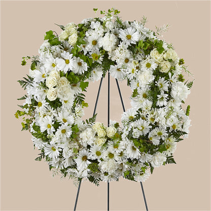 Faithful Wishes Wreath – PAUL'S FLOWERS, Charlottetown PE