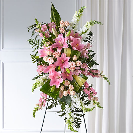 Elegant Embrace Standing Spray – PAUL'S FLOWERS, Charlottetown PE