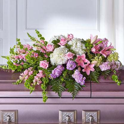 Life's Gratitude Casket Spray – PAUL'S FLOWERS, Charlottetown PE
