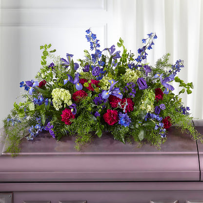 Always Treasured Casket Spray – PAUL'S FLOWERS, Charlottetown PE