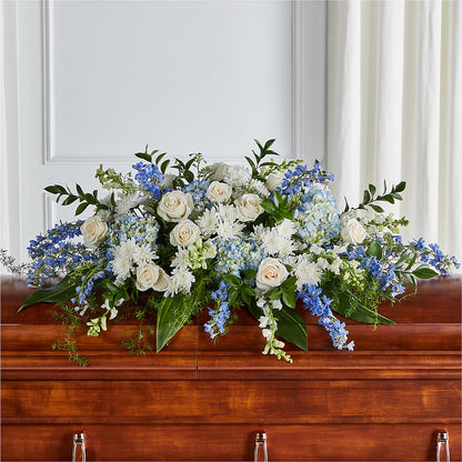 Timeless Essence Casket Spray – PAUL'S FLOWERS, Charlottetown PE