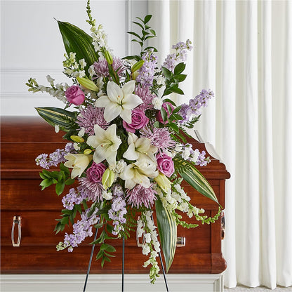 Grateful Hearts Standing Spray – PAUL'S FLOWERS, Charlottetown PE