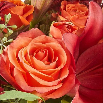 Crimson Leaves Bouquet – PAUL'S FLOWERS, Charlottetown PE