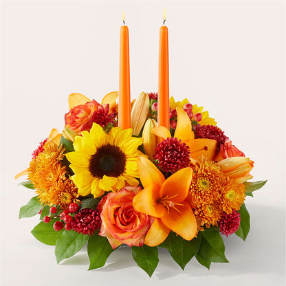 Grateful Centerpiece – PAUL'S FLOWERS, Charlottetown PE