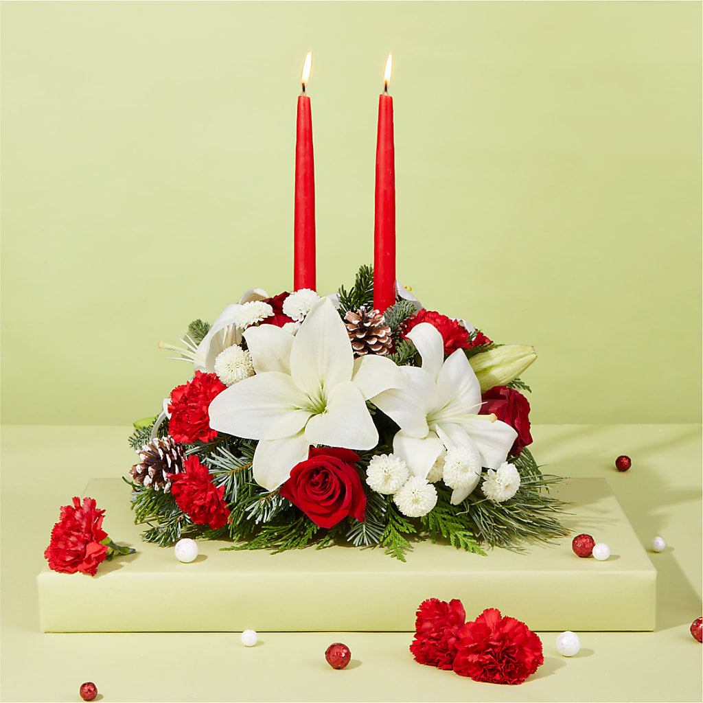 Seasonal Festivities Centerpiece – PAUL'S FLOWERS, Charlottetown PE