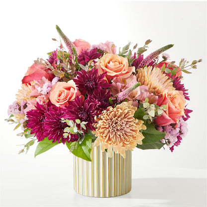 Berry Cobbler Bouquet with Ivory Vase – PAUL'S FLOWERS, Charlottetown PE