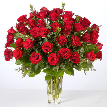 Forever Yours Fifty Stem Red Rose Bouquet – PAUL'S FLOWERS, Charlottetown PE