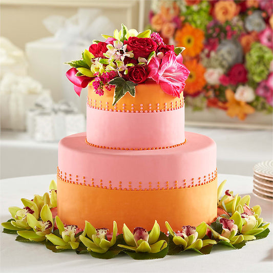 Decoración de tarta de cítricos dulces